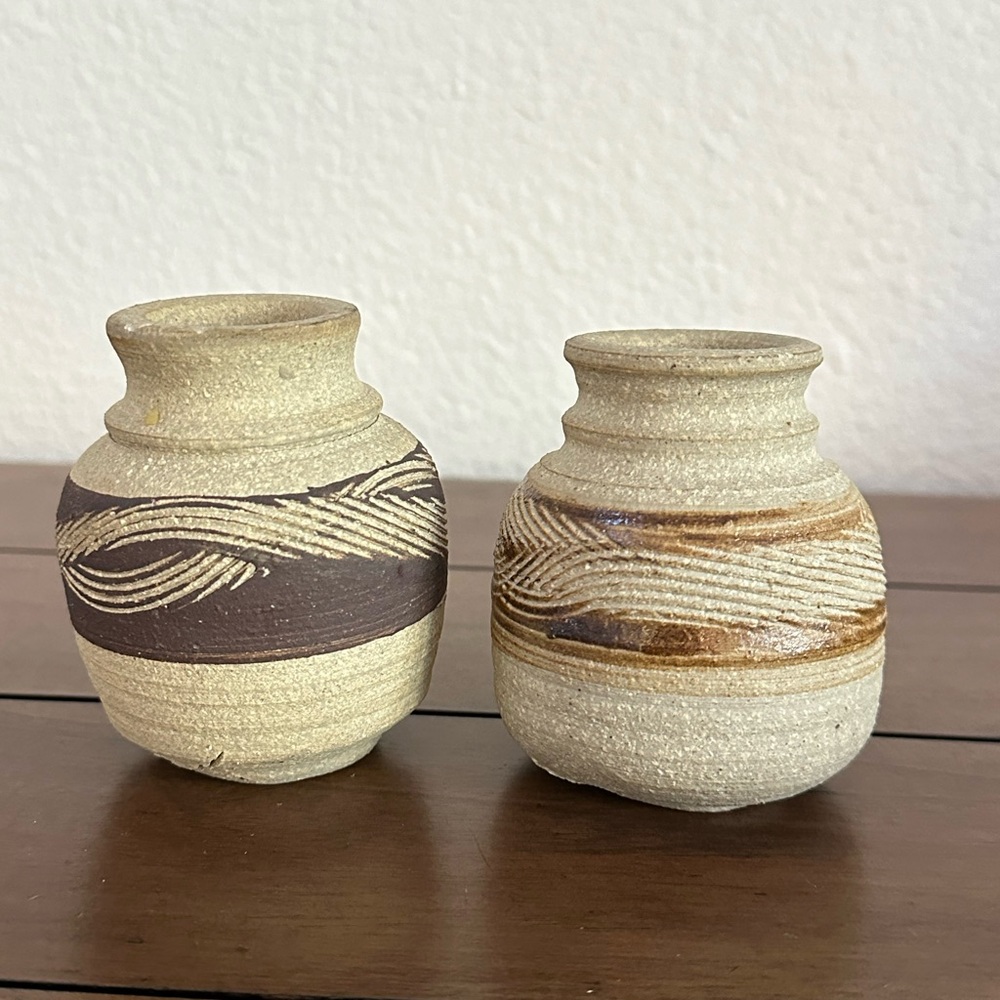 Handmade Mini Pottery Vases
